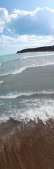 waves on the beach