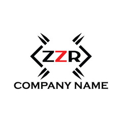 ZZR letter logo, ZZR letter logo design, ZZR monogram logo, ZZR corporate logo, ZZR creative logo