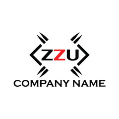 ZZU letter logo, ZZU letter logo design, ZZU monogram logo, ZZU corporate logo, ZZU creative logo