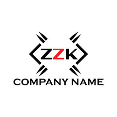 ZZK letter logo, ZZK letter logo design, ZZK monogram logo, ZZK corporate logo, ZZK creative logo