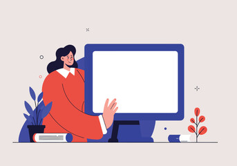 Modern Flat Vector Illustration of People Lifestyle Template