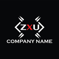 ZXU  letter logo, ZXU  letter logo design, ZXU  monogram logo, ZXU  corporate logo, ZXU  creative logo