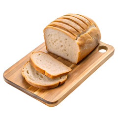 sliced bread on a cutting board