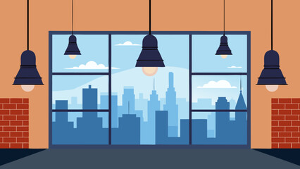 modern loft exposed brick walls industrial