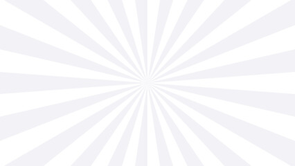 Sun burst backdrop, pattern, texture as design. Vintage sunrays illustration swirl line. Abstract summer sun shine. Abstract background with sunburst pattern white and gray vector ray design.