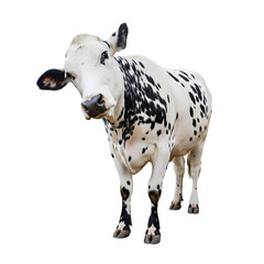 cow isolated on white