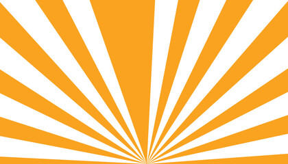 Sunlight abstract wide background. Yellow color burst horizontal background. Sun beam ray sunburst pattern background. Sunny day.
