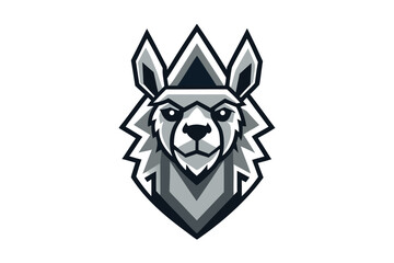 llama head logo