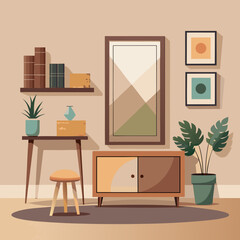 Fototapeta premium living room interior