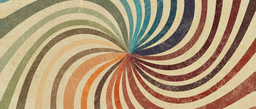 Abstract Brown and Beige Spiral Swirl