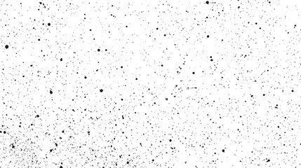 Dirty or dust film grain speck grit grunge overlay on white background grain noise Speckle grain dot white paper noise texture with distress effect vector illustration pattern background.