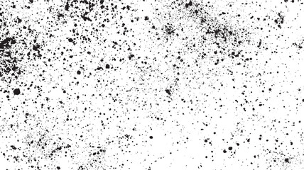 Dirty or dust film grain speck grit grunge overlay on white background grain noise Speckle grain dot white paper noise texture with distress effect vector illustration pattern background.