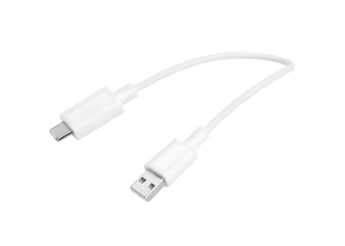 White U S B C to U S B A adapter cable isolated on a transparent background usb c