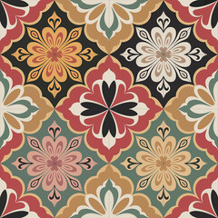 vector illustration hires Collection of High-Resolution Abstract Seamless ornament Patterns with Diverse Designs and Textures 
