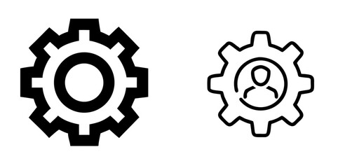 Gear Icon Design for Settings, Engineering, and Mechanical Concepts