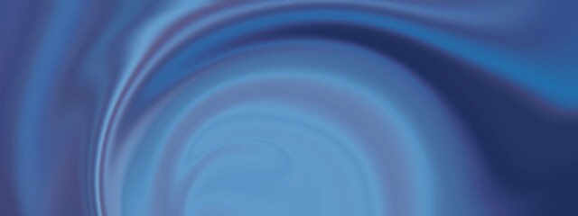 Abstract smooth blue swirl background with soft gradient curves and radial motion effect