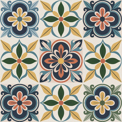 Obraz premium vector illustration hires Collection of High-Resolution Abstract Seamless ornament Patterns with Diverse Designs and Textures 