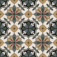 Obraz premium vector illustration hires Collection of High-Resolution Abstract Seamless ornament Patterns with Diverse Designs and Textures 
