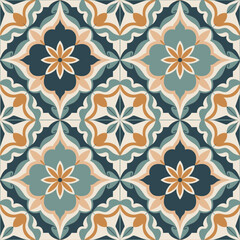 Fototapeta premium vector illustration hires Collection of High-Resolution Abstract Seamless ornament Patterns with Diverse Designs and Textures 