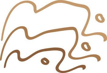 hand drawn vector illustration of a line