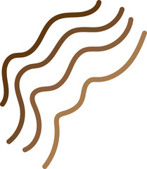 hand drawn vector illustration of a line