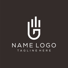 simple hand logo design inspiration