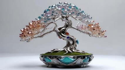 Fototapeta premium Ornamental gemstone bonsai