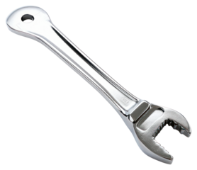 PNG Adjustable wrench steel white background electronics.