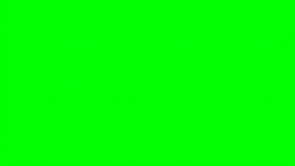 Pure chroma key green background ideal for digital compositing in vibrant on transparent background
