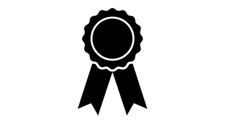Award Ribbon Icon - Best Quality Certificate Medal
