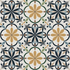Fototapeta premium vector illustration hires Collection of High-Resolution Abstract , Seamless ornament Patterns with Diverse Designs and Textures 