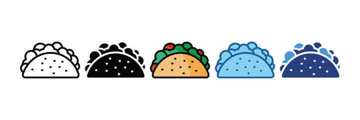 Taco  Icon Element For Design