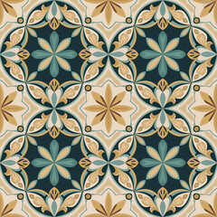 Fototapeta premium vector illustration hires Collection of High-Resolution Abstract Seamless ornament Patterns with Diverse Designs and Textures 