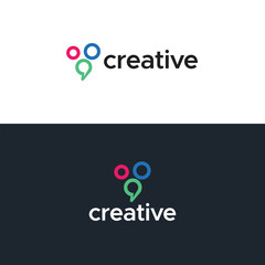 Creative People Logo Design Template