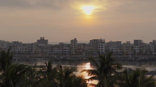 Wushi Town at Sunrise, Leizhou