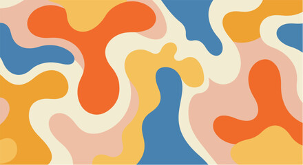Colorful wavy abstract pattern perfect for trendy digital design, wallpapers, and creative branding projects
