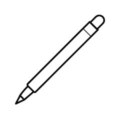 Fototapeta premium Minimalist pen icon vector line art