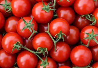 Fresh ripe tomatoes background