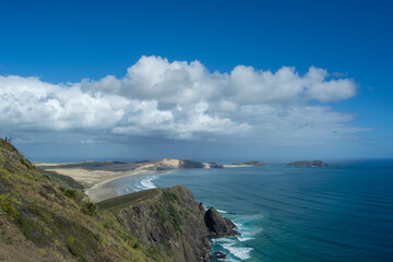Breathtaking Coastal Landscape with Cliffs and Ocean Waves
