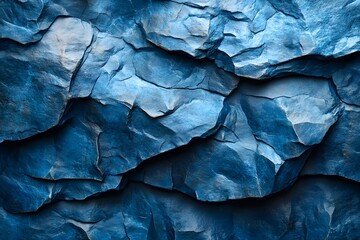 Obraz premium Blue rock texture background abstract stone surface with natural pattern for design and decoration use