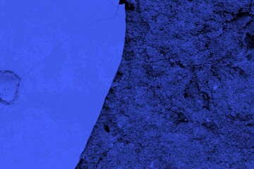 Textured Blue Cracked Wall Surface Abstract Background for Creative Design
