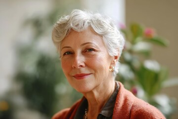 Portrait of a Smiling Senior Woman