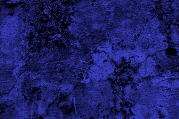 Textured Blue Cracked Wall Surface Abstract Background for Creative Design