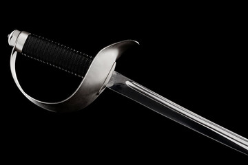 Old foil sword medieval weapon knight equipment