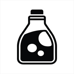 Laundry Detergent Icon Vector Design Silhouette