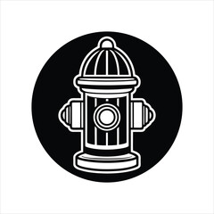  Minimal Fire Hydrant Logo Vector Graphic