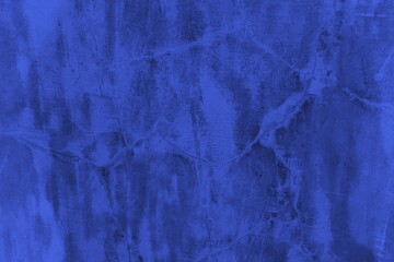 Textured Blue Cracked Wall Surface Abstract Background for Creative Design