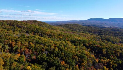 Obraz premium Autumnal mountain vista