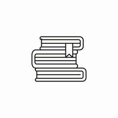 stack of books icon sign vector
