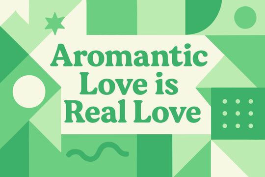 Embracing authentic connections and expressions of affection through aromantic love depicted in a unique art style